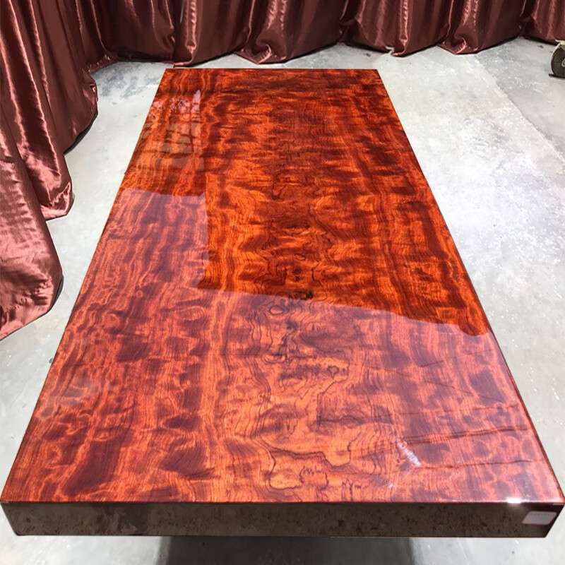 巴花实木大板原木茶桌巴西木办公桌茶板功夫茶台 新中式定金 巴花大板