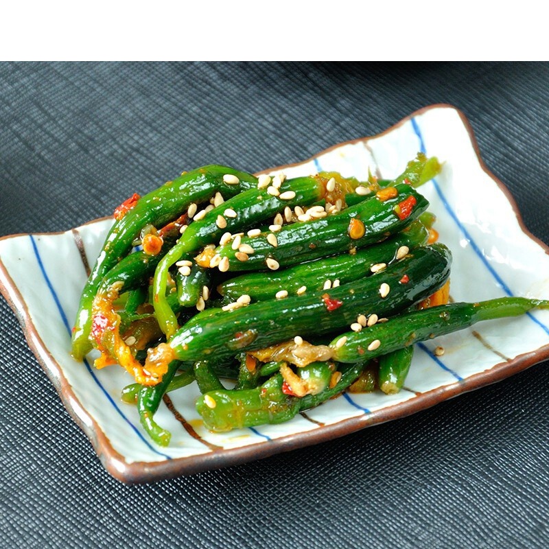 虎钢馋东北朝鲜族自制小黄瓜咸菜脆黄瓜下饭菜农家泡菜500g