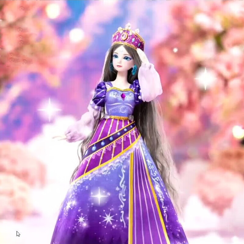 凯迪威(kdevice)29cm叶罗丽娃娃灵公主时希梦公主契约白光莹夜萝莉