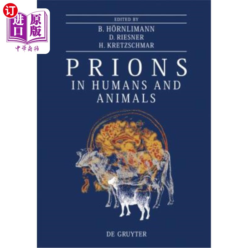 直订医药图书prions in humans and animals 人类和动物中的朊病毒