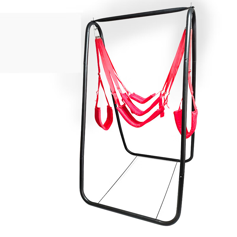 成人情趣秋千架子性合欢椅子八爪分腿器工具夫妻共用姿势解锁辅助 红