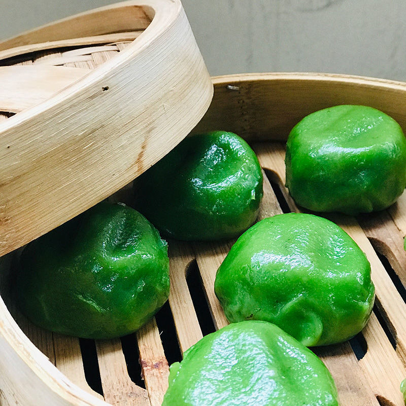 虎钢馋昆山正仪手工现做特产浆麦草网红青团子清明果零食糍粑年货 6个