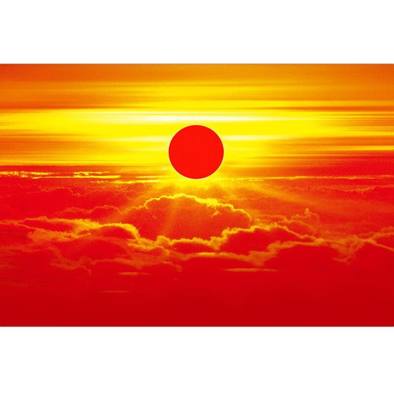 红色太阳壁纸图片