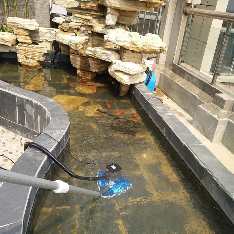 鱼池三角吸污机吸便器池塘吸污器吸泥机水池抽水吸污泵鱼粪便清洁工具