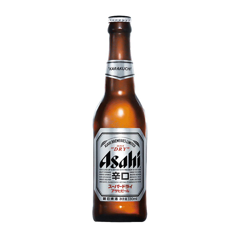 Asahi 朝日啤酒 朝日Asahi朝日啤酒（超爽生）10.9度 330ml*24瓶 整箱瓶装