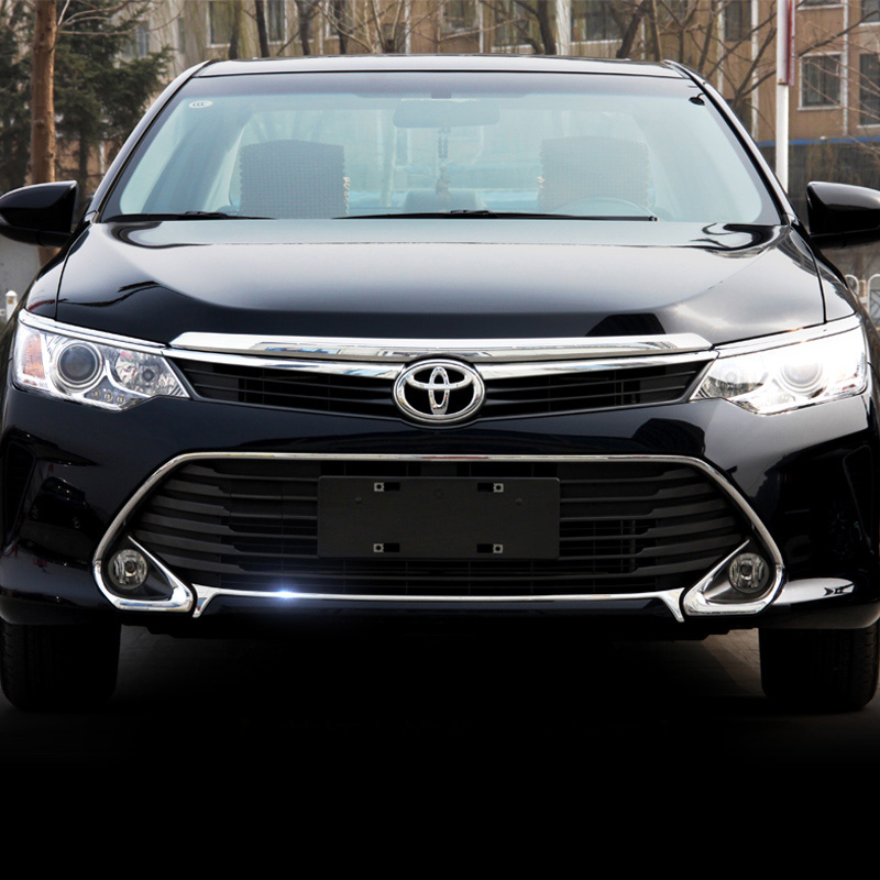 汇瑛蒂15款丰田新凯美瑞前防撞亮条中网下唇饰条abs电镀改装专用 豪华