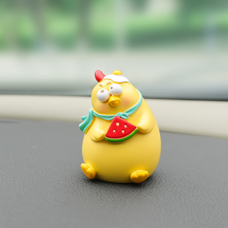 摆件创意萌物汽车内饰中控台装饰用品卡通公仔 吃瓜群众摆件(新)-01