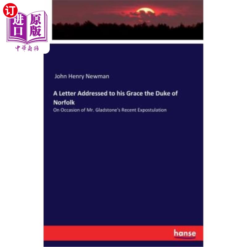 【中商海外直订】a letter addressed to his grace the duk.