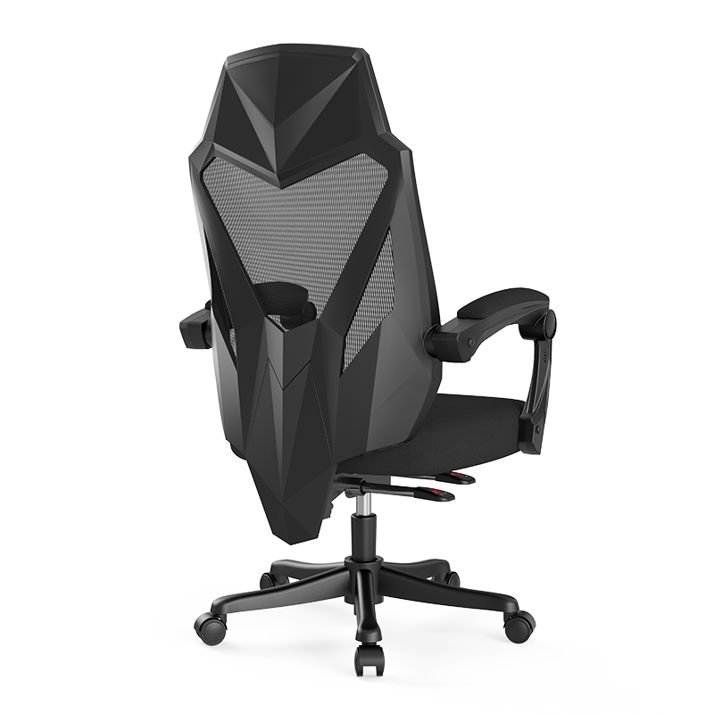 黑白调(Hbada) 电脑椅 书房椅子 人体工学椅 家用电竞椅 可躺办公椅HDNY133BM 舒适版黑色