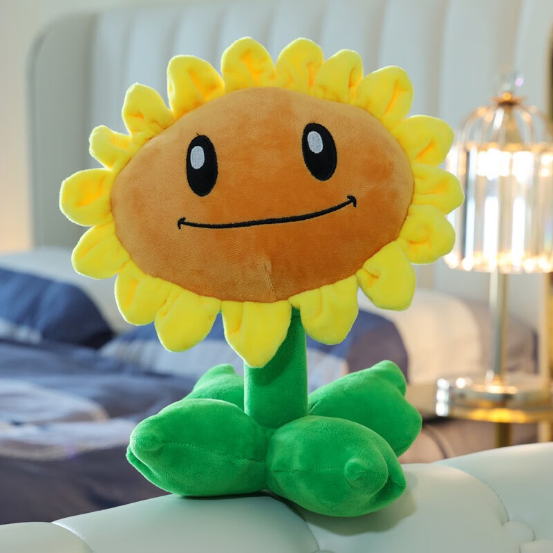 迪士尼植物大战僵尸的毛绒娃娃玩具抱枕大号向日葵玩偶公仔人偶布娃娃