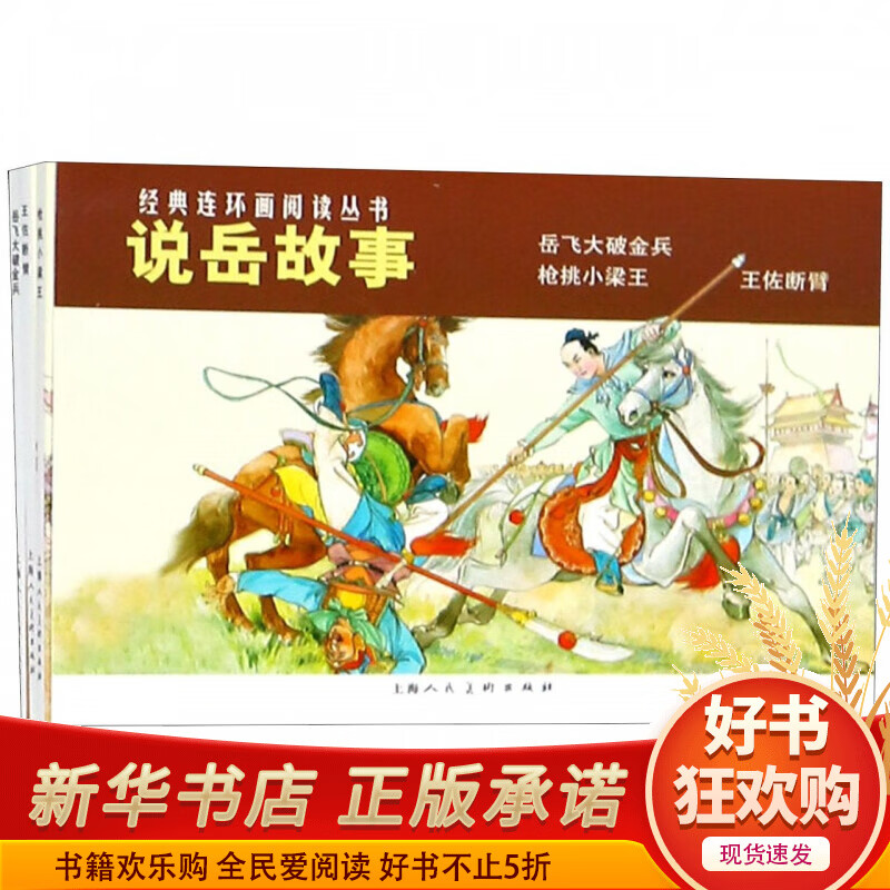 说岳故事(共3册)/经典连环画阅读丛书