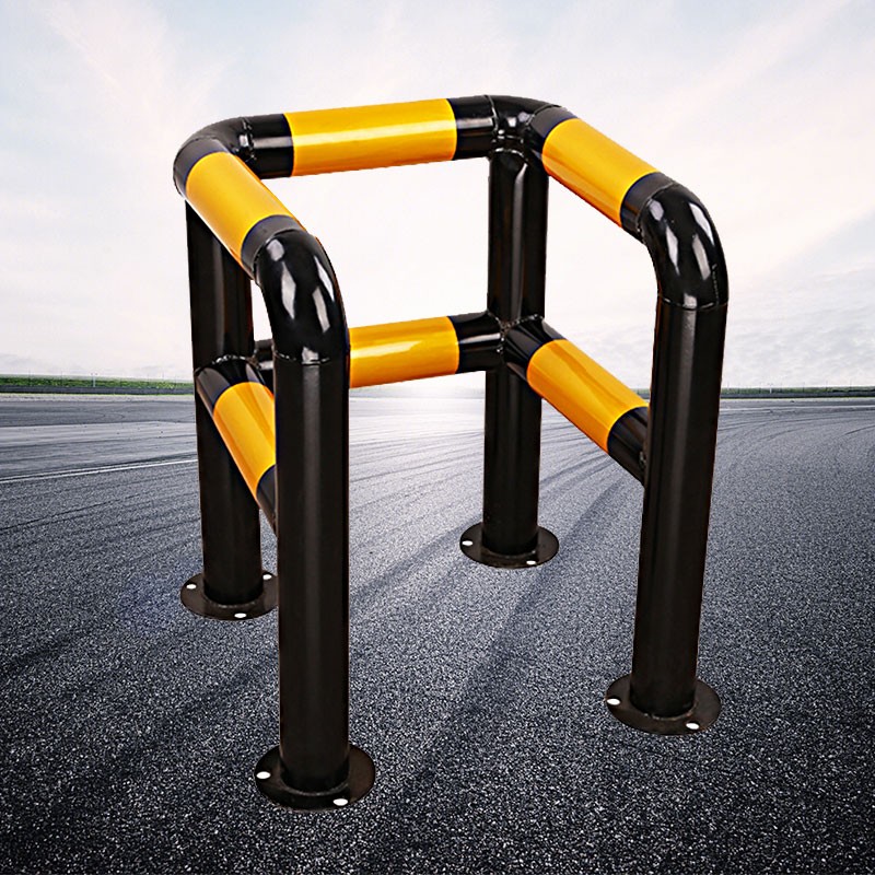 万尊 异型护栏c型双层壁厚2mm直角防护栏水泥承重柱防撞柱