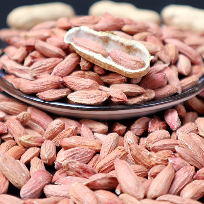 寻秦季山东瘪花生米新鲜甘甜干粒花生农家特产散装今年小粒干瘪花生仁