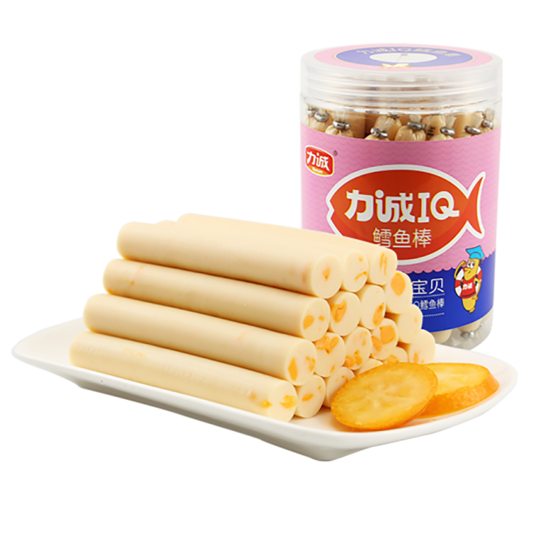 力诚（Reecen） IQ鳕鱼肠350g 宅家休闲零食儿童鳕鱼肉香肠营养食品宝宝即食鱼肠 焗烤好蛋150g*3兜