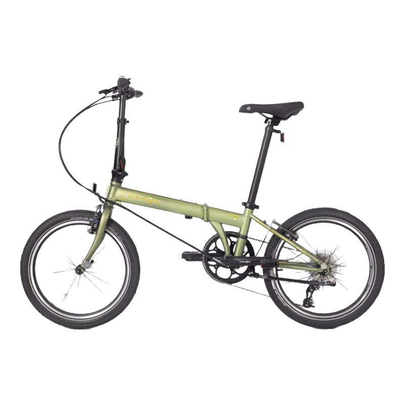 大行（DAHON）折疊自行車20英寸8級變速經(jīng)典P8單車KBC083 黑色高配款-京倉
