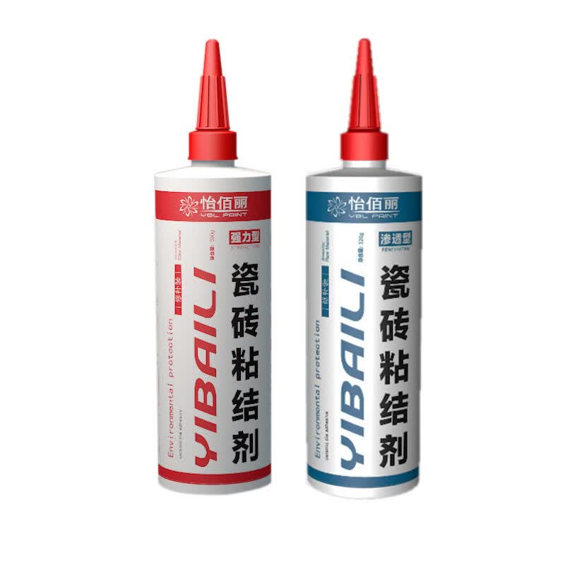 怡佰丽瓷砖胶强力粘合剂代替水泥修补墙砖地砖脱落家用粘背胶 【脱落