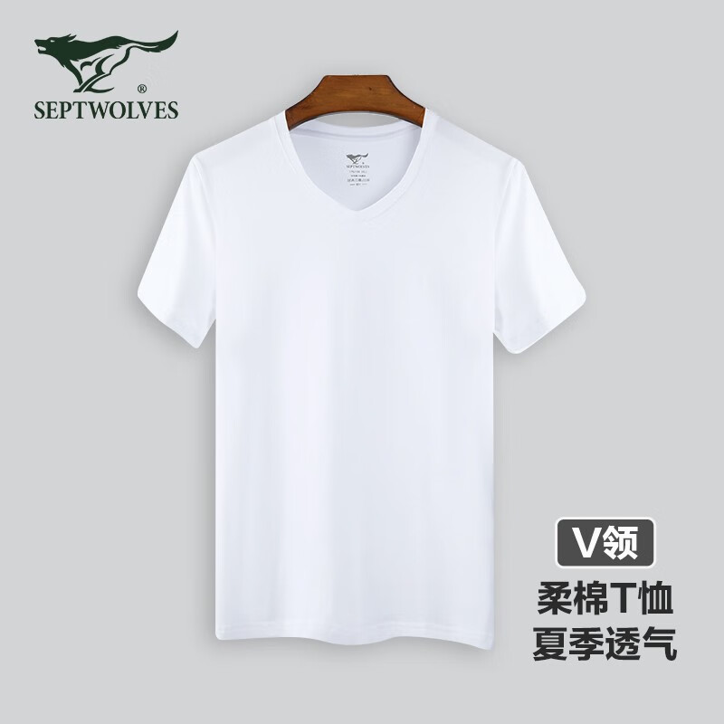 ���ڲ�������ƥ�Ƕ���T����ʿ�޸�Ʒ�ʴ�ɫ���ʻ�������˶����������������� V-���ɫ����װ XL(175/100 �Ƽ�����130-150��)