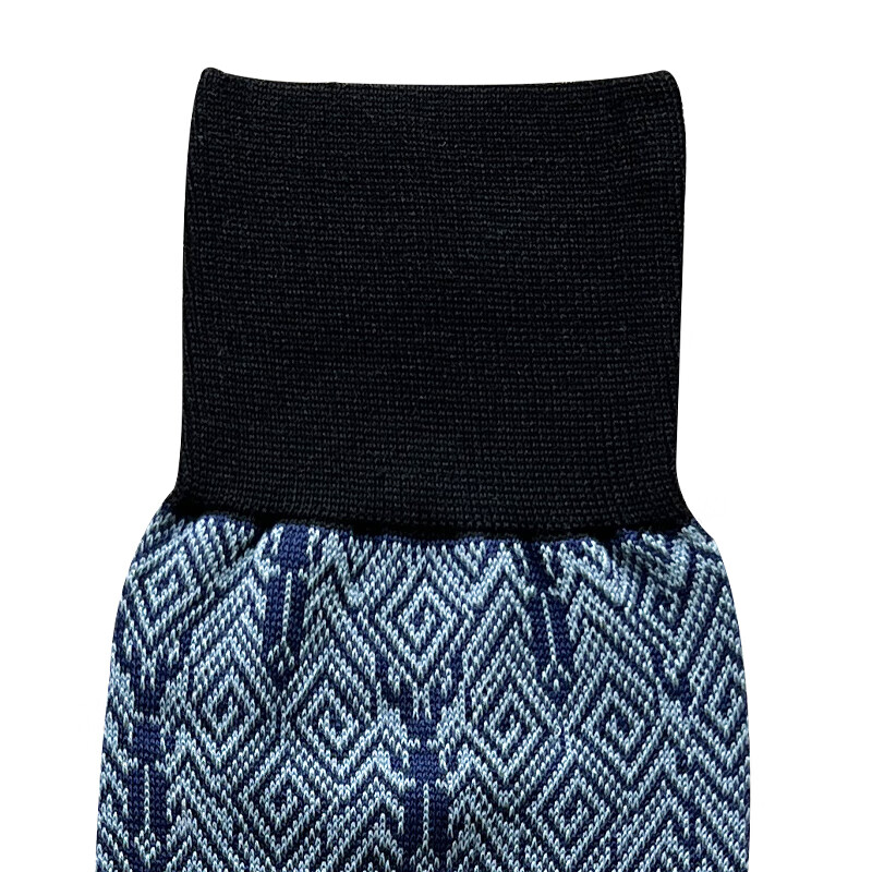 oceanwings男士几何图案商务休闲袜子 吸汗透气优雅正装皮鞋棉袜 甲虫几何 40-45