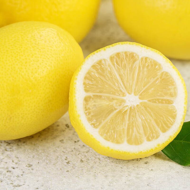 pagoda百果园 四川安岳黄柠檬新鲜水果柠檬榨汁泡水小柠檬 3斤装柠檬