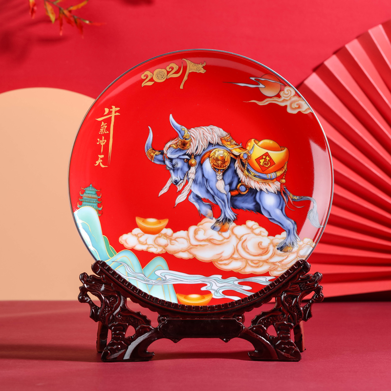 10寸《红色》牛气冲天