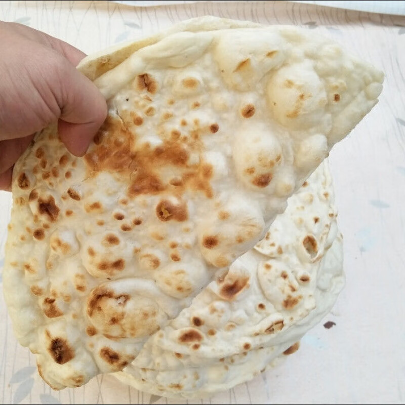 山东枣庄名吃焦火大烧饼滕州吊炉烧饼农家自制面糕点发面烧饼 手工大