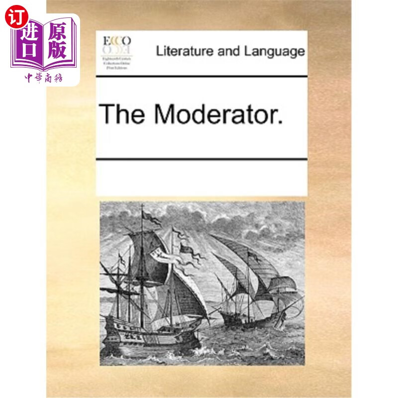 海外直订the moderator. 主持人.