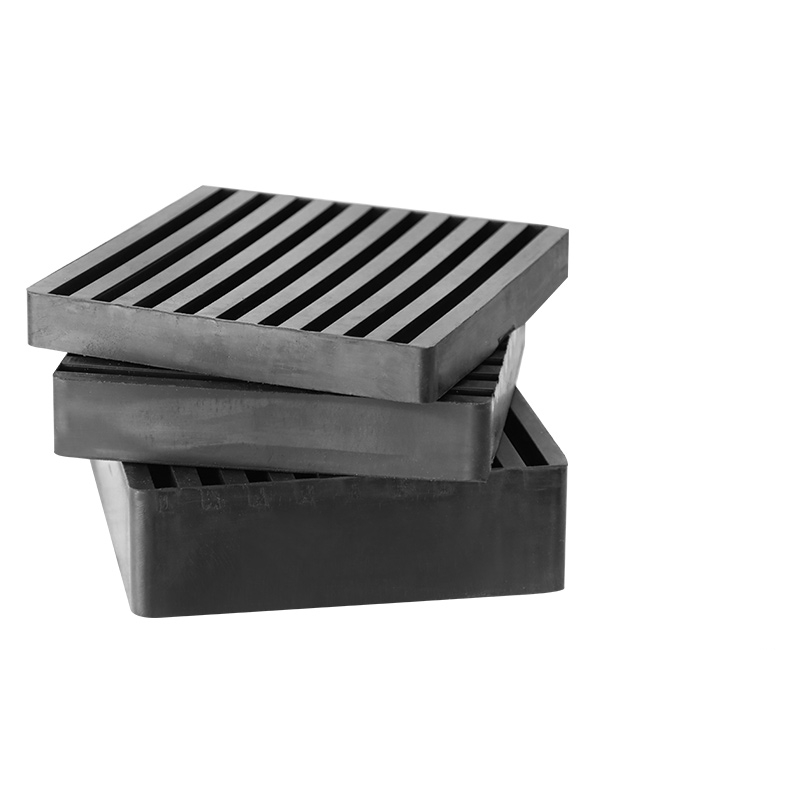 定制橡胶减震垫空调外机风机水泵脚垫防滑缓冲垫防震方形橡胶垫块垫脚