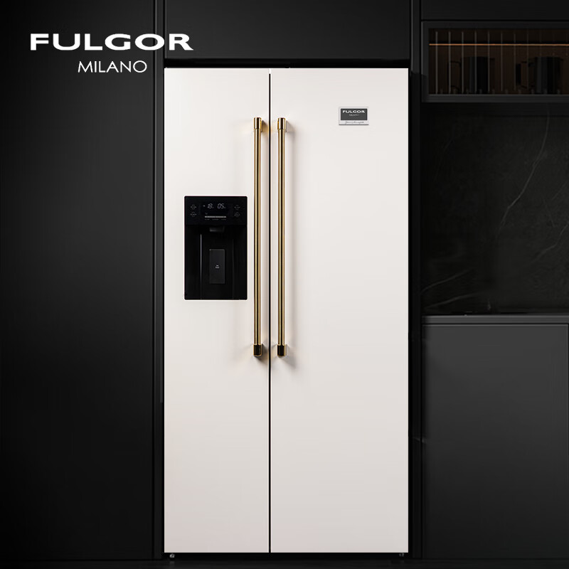fulgor福戈米兰fulgor milano白色冰箱fm-571w ssr-wh超大容量571l双