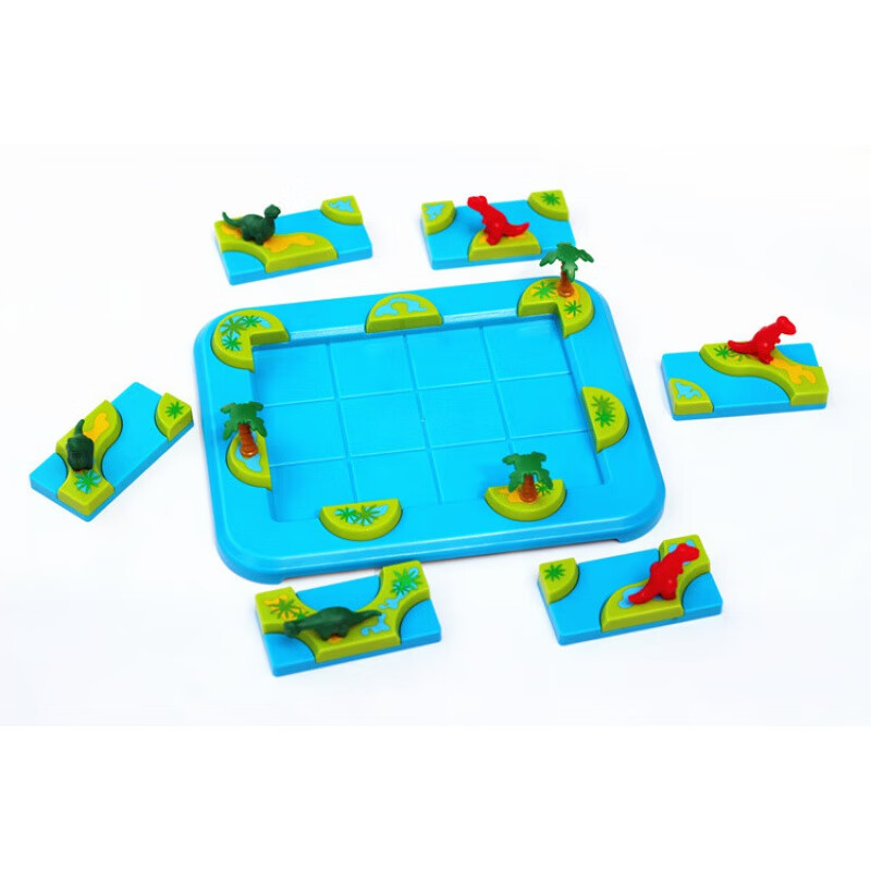 万致kmi脑力·开发教具小乖蛋岛屿上的恐龙逻辑推理过关玩具km