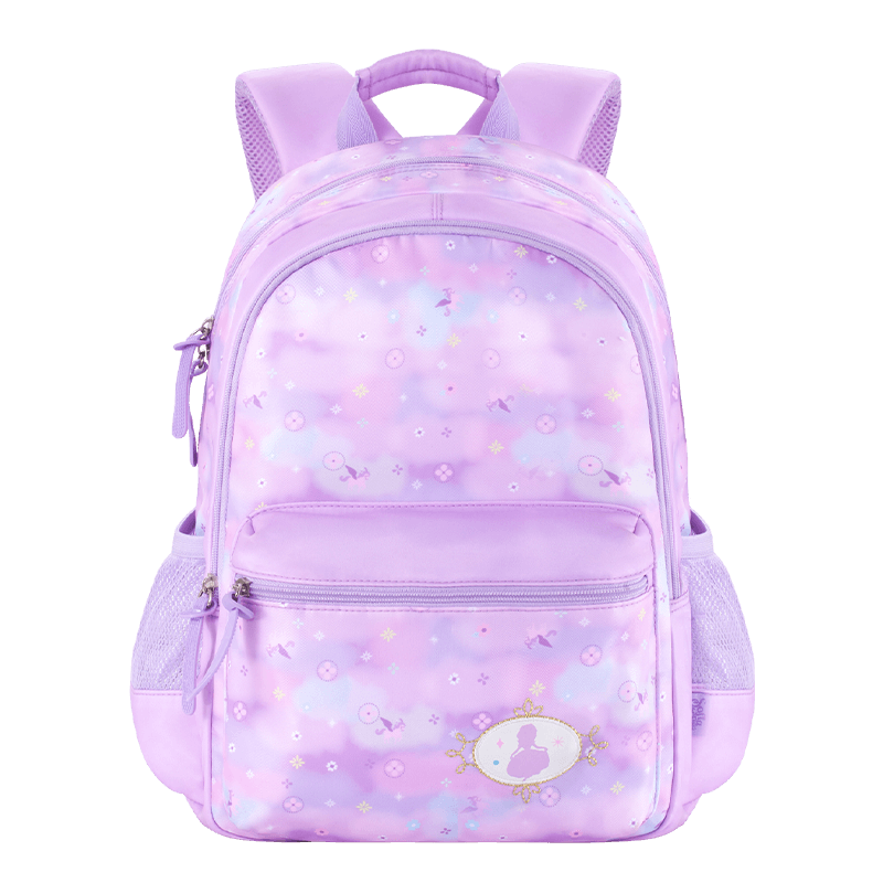 迪士尼（Disney）书包小学3-6生年级儿童双肩包 渐变色甜美女孩书包 BS6921B紫色