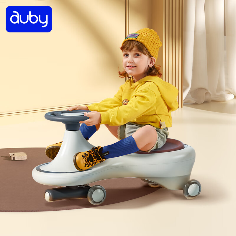 澳贝（auby）婴儿童玩具男女孩炫光扭扭车宝宝溜溜车1-3-6岁滑行车生日礼物