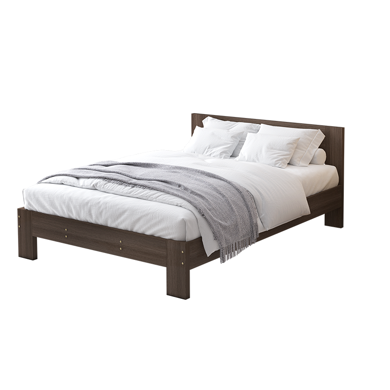 左印折叠床单人床办公室午睡简易出租房便携1.2米家用午休硬板床 【免安装圆方管】黑管190*120cm