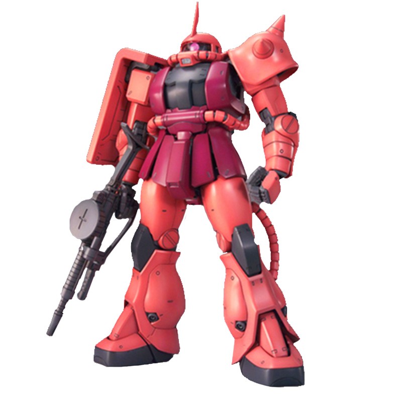 mg 高达拼装模型uc 玩具节日生日礼物 夏亚红扎古