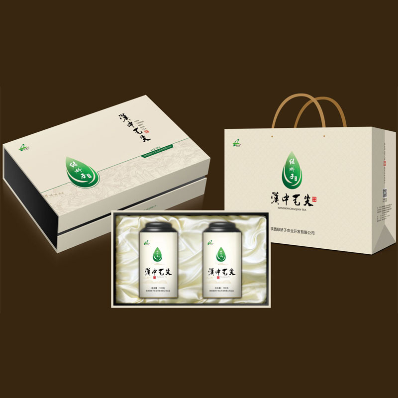 绿娇子 明前毛尖200g汉中陕南绿茶 陕西特产南郑新茶春茶小袋礼盒装