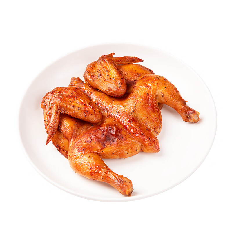 青草家蜜汁烤鸡整鸡腌制400g*4只鲜嫩多汁空气炸锅烤鸡半成品源头直发