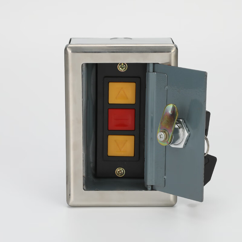 嘉远月 通用型电动卷帘门开关盒车库升降门卷闸门开关手动控制按钮锁