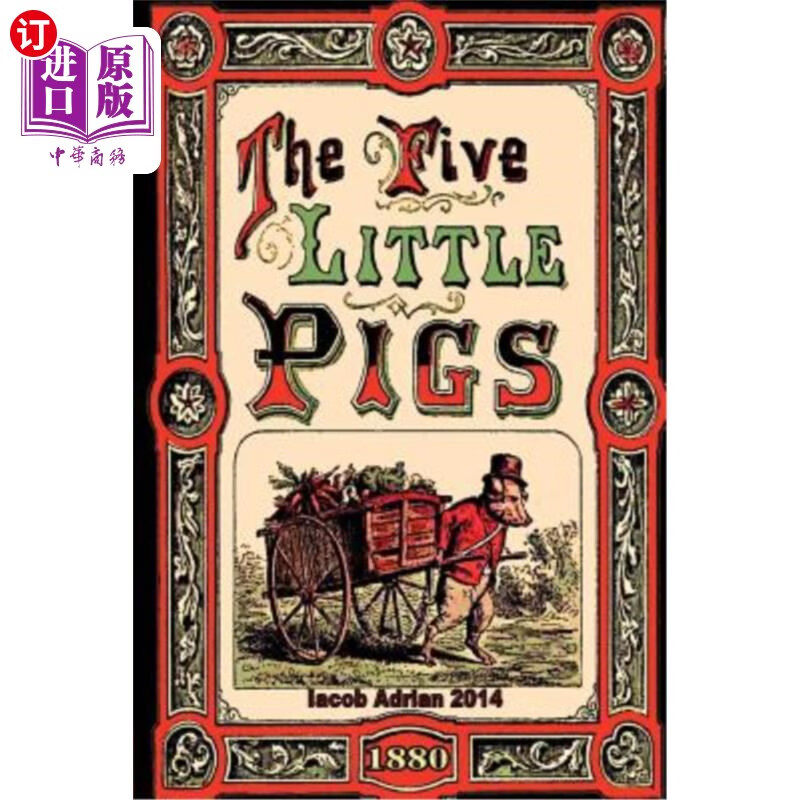 海外直订the five little pigs (1880) 五只小猪(1880)