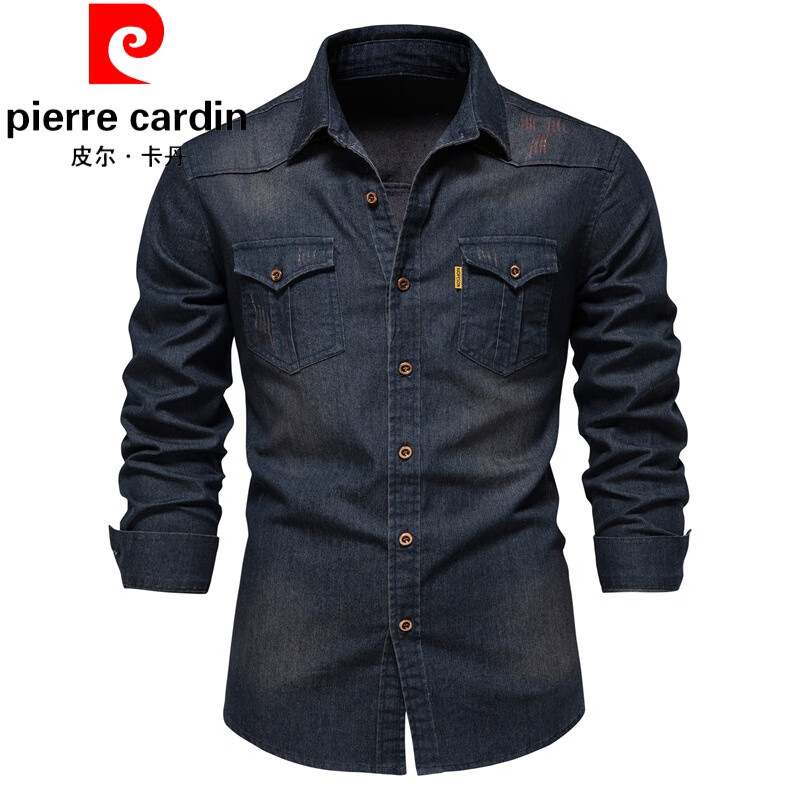 Ƥ��������pierre cardin�����＾�¿�����ţ�з���������泱�����д�ɫ������ʿ�������֯ ���� XL 133.2Ԫ