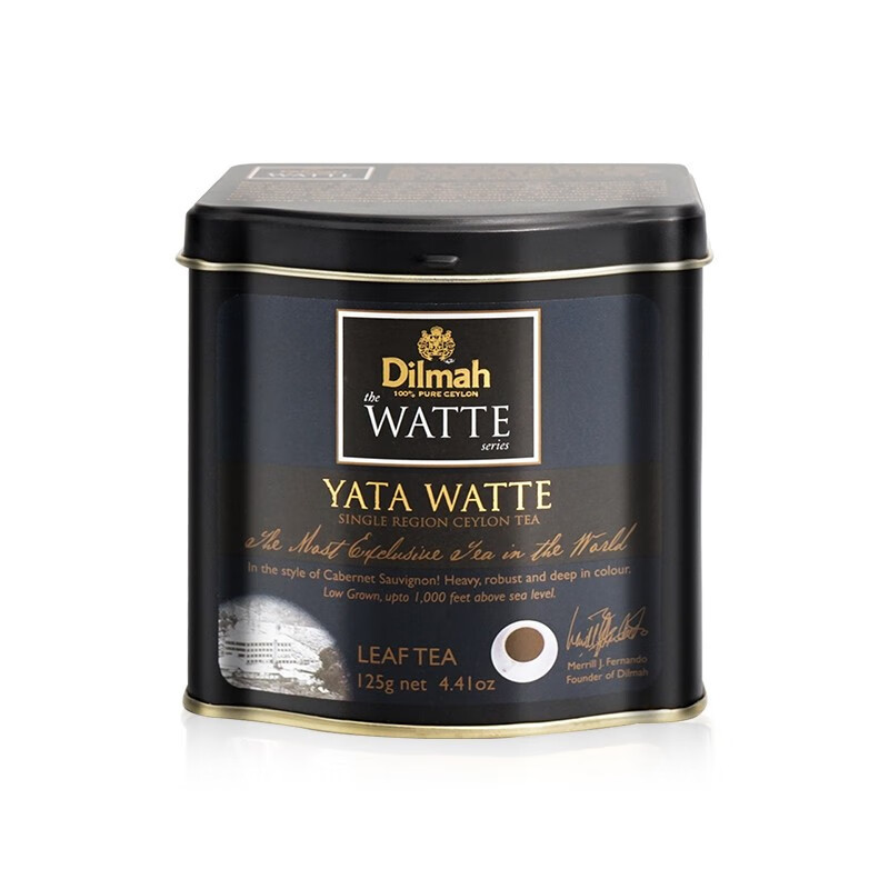 迪尔玛dilmah 瓦特系列雅塔瓦特红茶125g/罐装散茶礼罐 中秋节送长辈