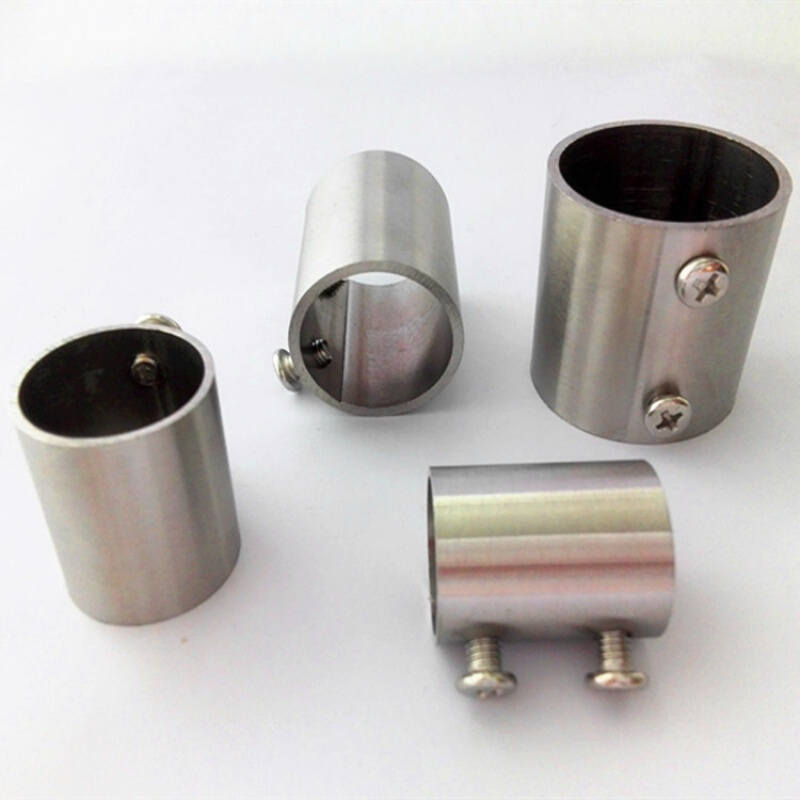 圆管外连接件接口头外对接货架晾衣杆组装配件不锈钢管连接头直通 19