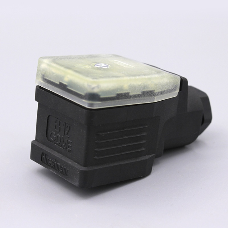 hirschmann赫斯曼接头b12 gdme 2011 schwarz电液控制电磁阀连接