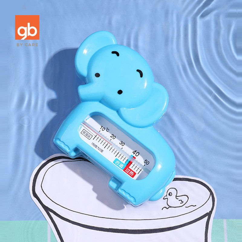 gb好孩子 婴儿水温计 新生儿 宝宝 婴儿洗澡温度计 可测水温 可漂浮 刻度清晰 小象水温计