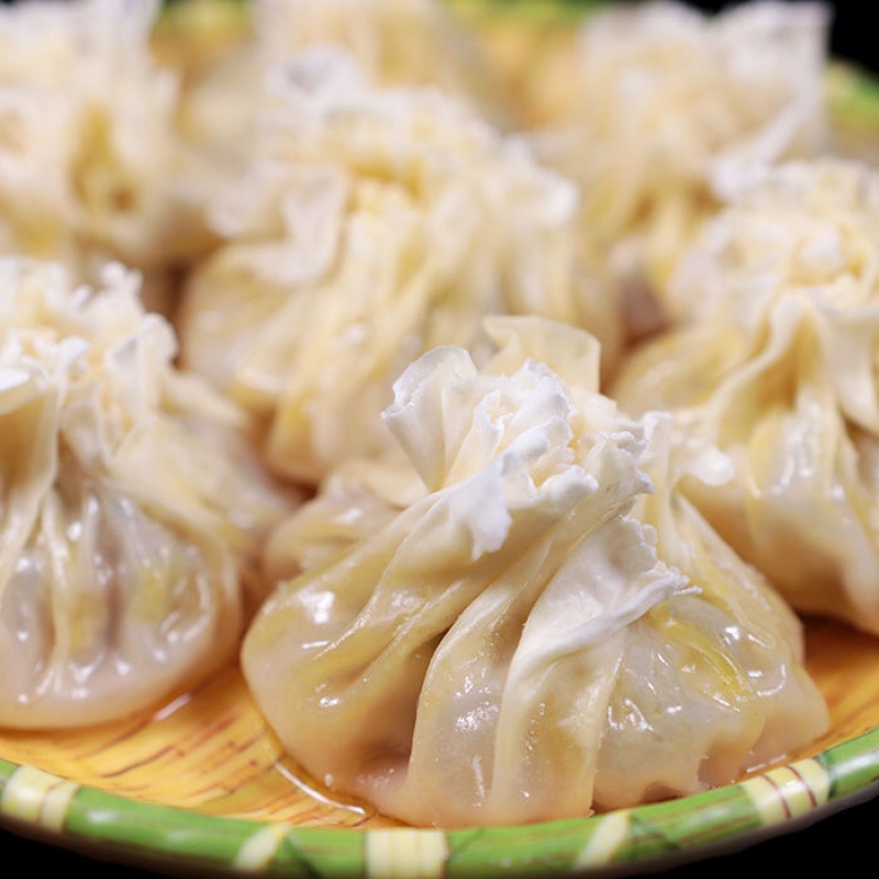 顺丰 内蒙呼市清真羊肉馅烧麦 烧卖 稍卖 稍麦  36小时急送锦祥橙 纯