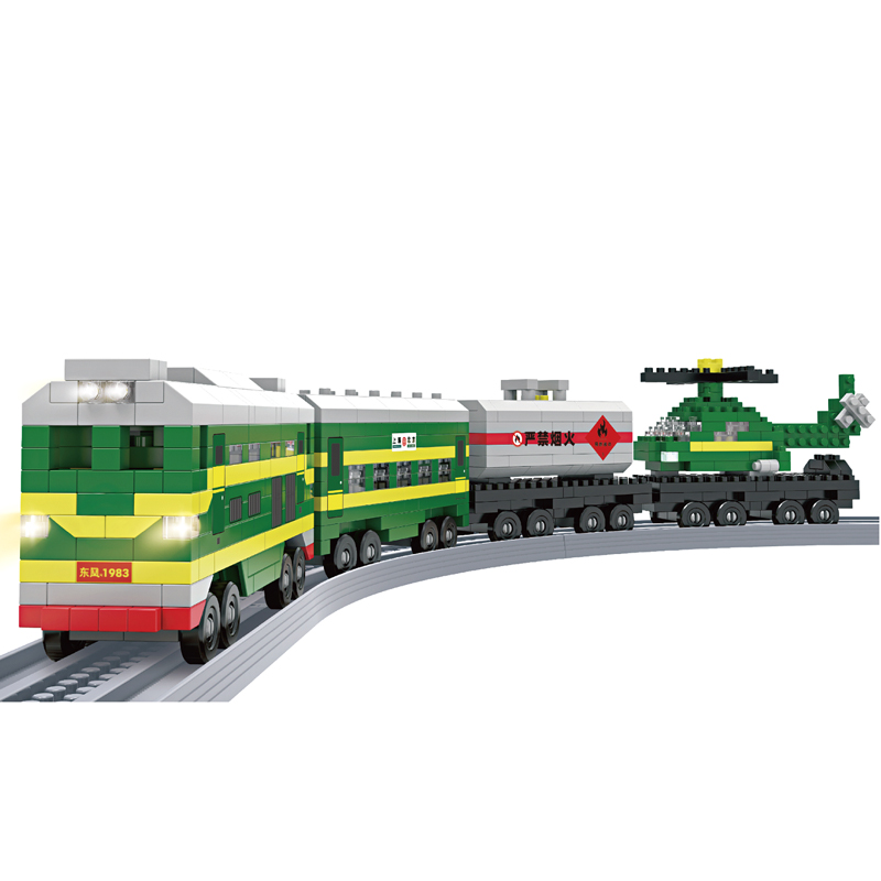 乐高(lego)轨道高铁列车火车系列微颗粒积木模型玩具城市拼装男孩子