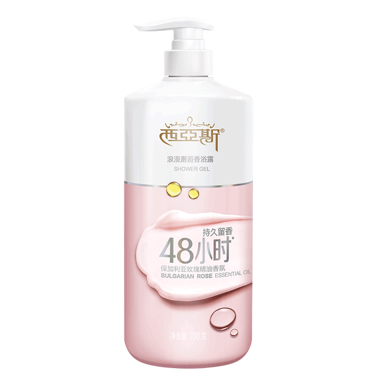 西亚斯香浴露700g浪漫邂逅沐浴露保加利亚玫瑰精油香氛留香 700克*1瓶