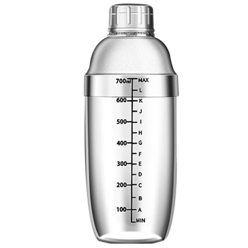 登顶德国进口品质雪克杯1000ml手摇带刻度奶茶店工具7调酒器壶摇器