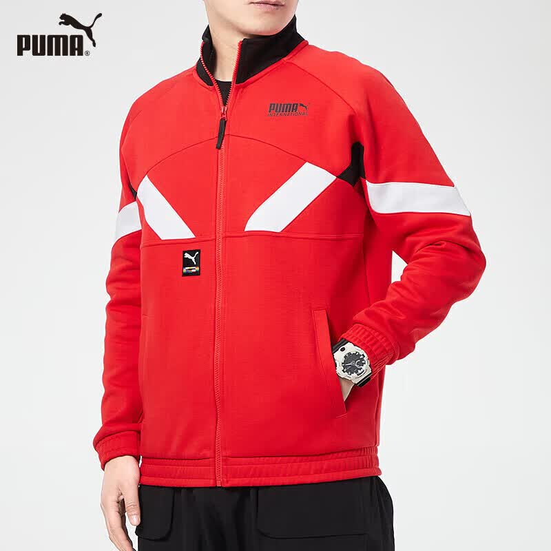彪马（PUMA）男装潮流时尚立领休闲运动夹克外套 531339-11 L码