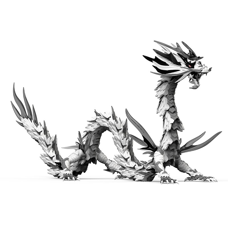 shenx神型科技中华龙国产原创拼装手办模型机甲玩具山海经四象桌面