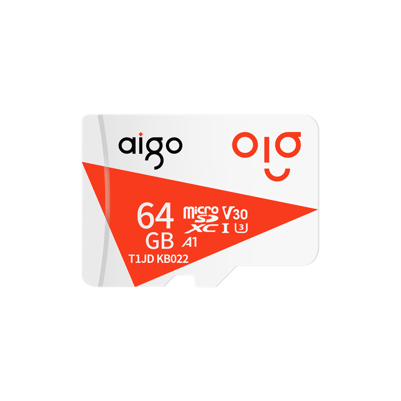 aigo 爱国者 T1JD Micro-SD存储卡 64GB（UHS-I、V30、U3、A1）