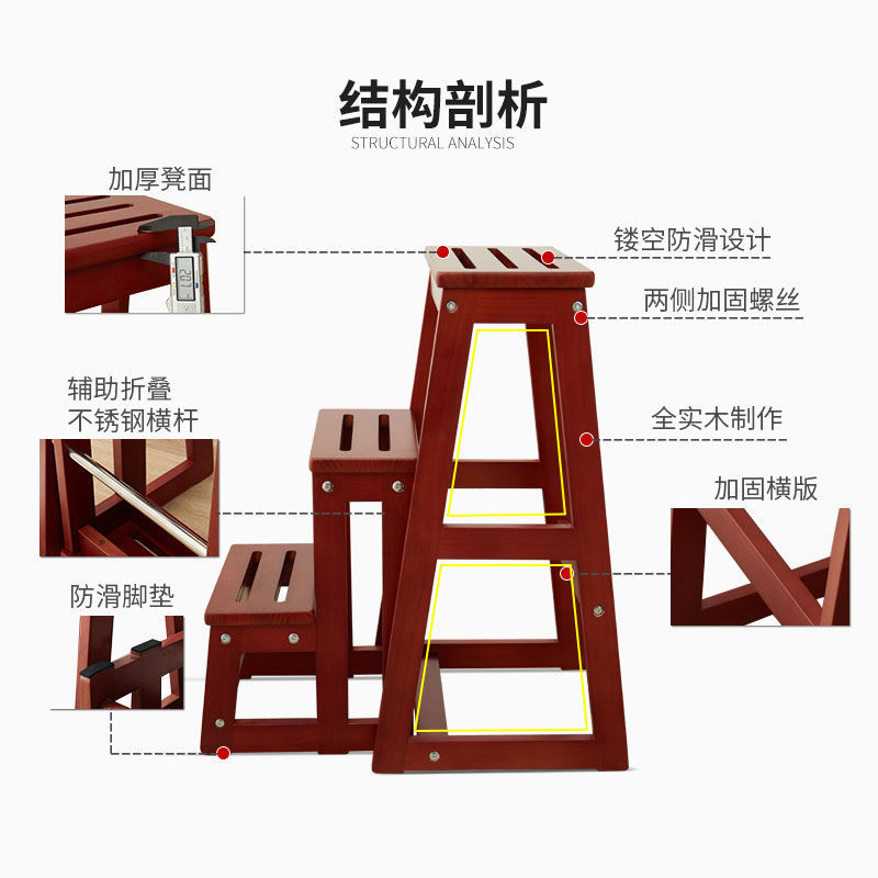 木梯子尺寸图,木梯子怎么做尺寸多少